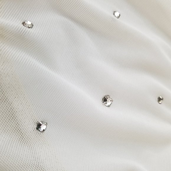 1990s Collante NWT sheer bedazzled maxi - Picture 4 of 8